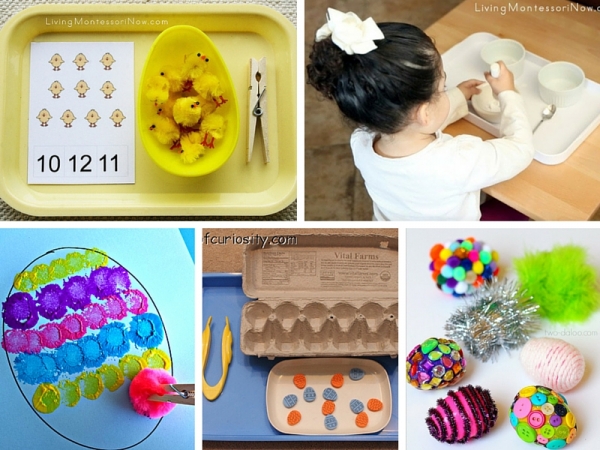 10 attività in stile Montessori per Pasqua