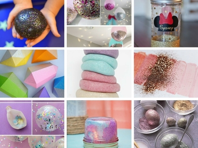 10 lavoretti da fare con i brillantini