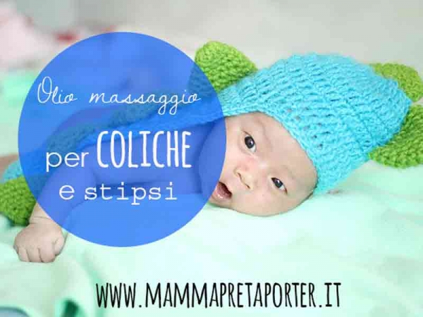 Olio homemade per il massaggio pancino