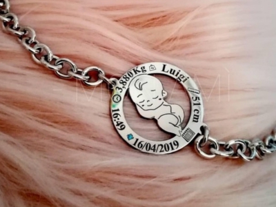 Mon Amì, il gioiello in argento per ricordare la nascita