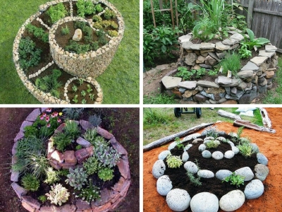 Come costruire la spirale delle erbe aromatiche