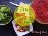 Insalata di anguria, feta e menta