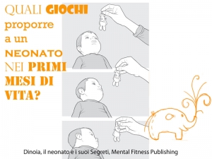 Far giocare il bambino nel secondo mese di vita