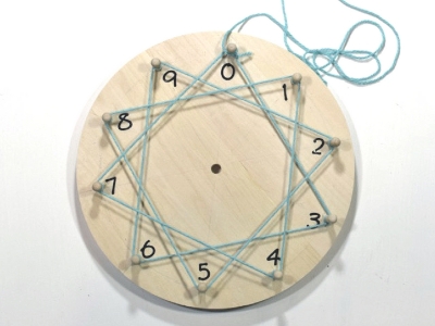 Come creare una ruota montessoriana o mandala delle tabelline