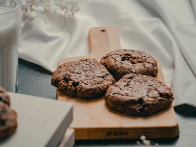 Biscotti al cacao e sale: irresistibili