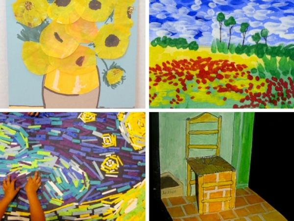 10 idee di gioco ispirate ai quadri di Van Gogh