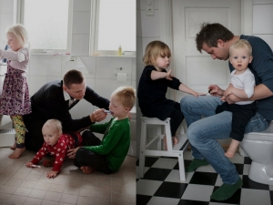 Un bellissimo progetto sui papà svedesi che fa riflettere sul congedo parentale