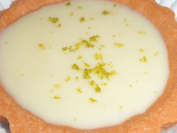 Crostata senza farina con crema al limone