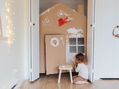 Come decorare le casette di cartone