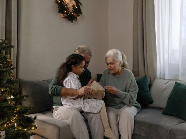 Pensierini di Natale da fare ai nonni