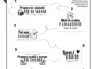 Le routine della mattina, del doposcuola, della buonanotte e le buone maniere a tavola