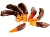 Scorze d'arancia ricoperte di cioccolata