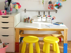9 idee per realizzare spazi artistici per bambini in casa