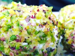 Palline dolci di pistacchi