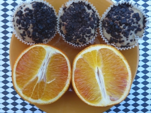 Muffin senza glutine alle mandorle e cioccolato