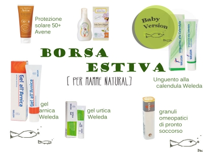 Borsa estiva per mamme natural: baby version