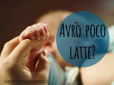 Ho davvero poco latte?